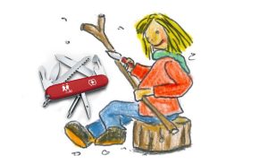 Sackmesser-Workshop mit Essen vom Feuer @ Grillplatz Lorzenpark